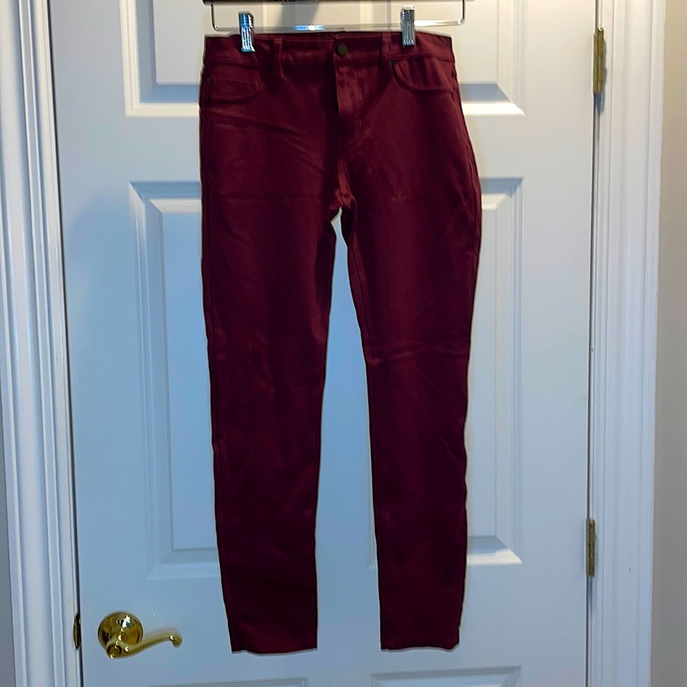 Liverpool Burgundy Skinny Pants